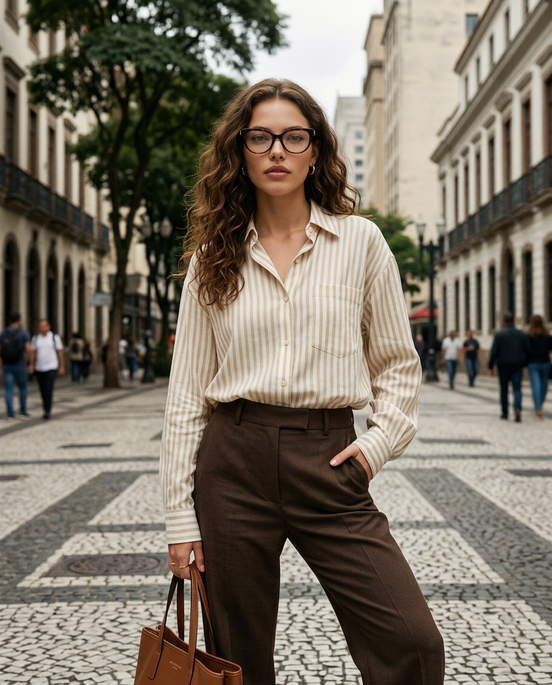 Armação de Grau BALENCIAGA BB01850 Havana