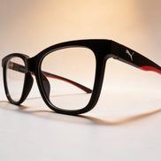 Armação de Grau PUMA PU02080 Preto e vermelho