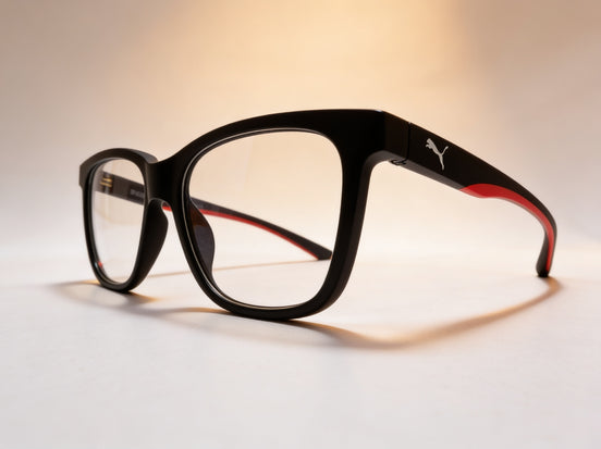 Armação de Grau PUMA PU02080 Preto e vermelho