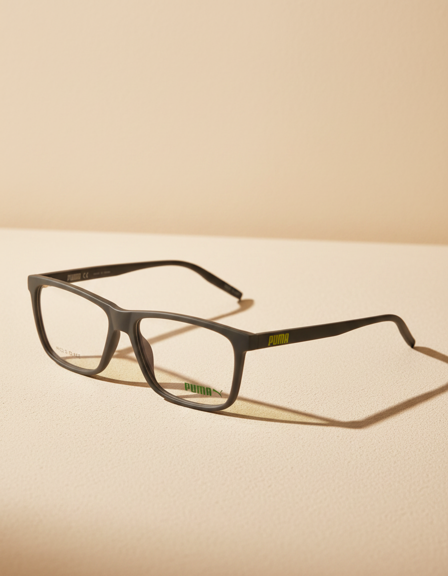 Armação de Grau PUMA PE0136OL Cinza e Verde