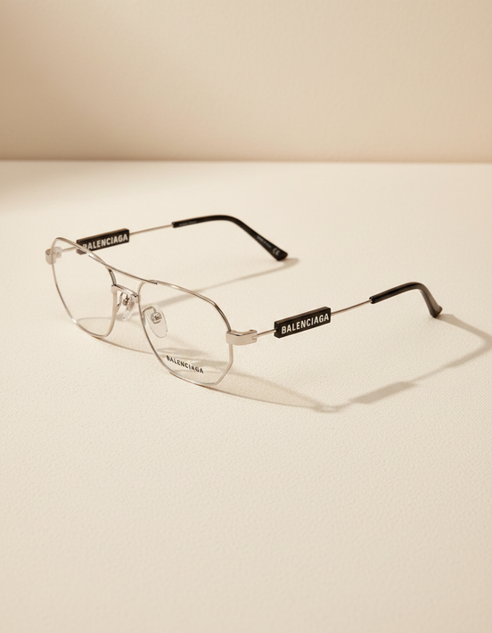 Armação de Grau BALENCIAGA BB01170 Prata