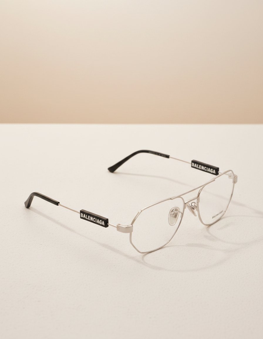 Armação de Grau BALENCIAGA BB01170 Prata