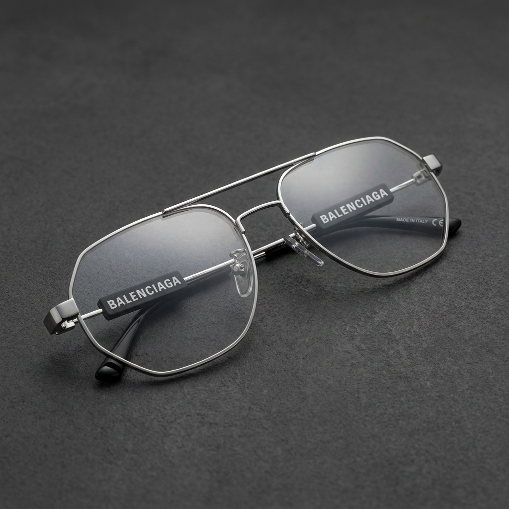 Armação de Grau BALENCIAGA BB01170 Prata