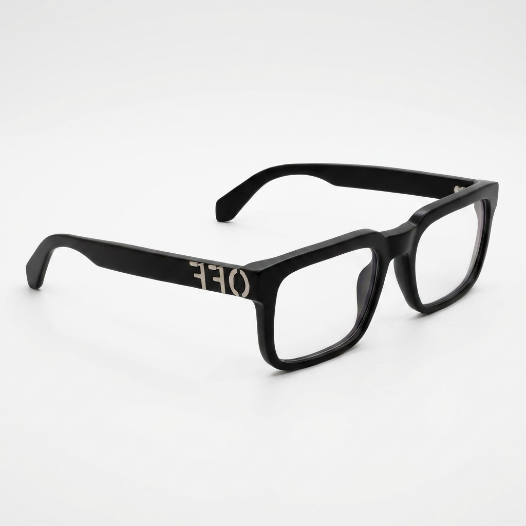 Óculos de Grau OFF-WHITE Style Black 70
